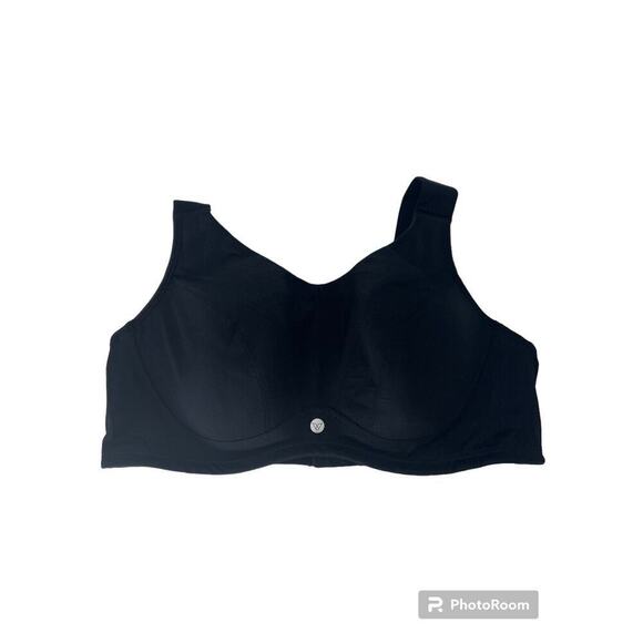 Lane Bryant Other - - LIVI 46DD Black Sports Bra High-Impact Wicking Max Support Underwire Lan…